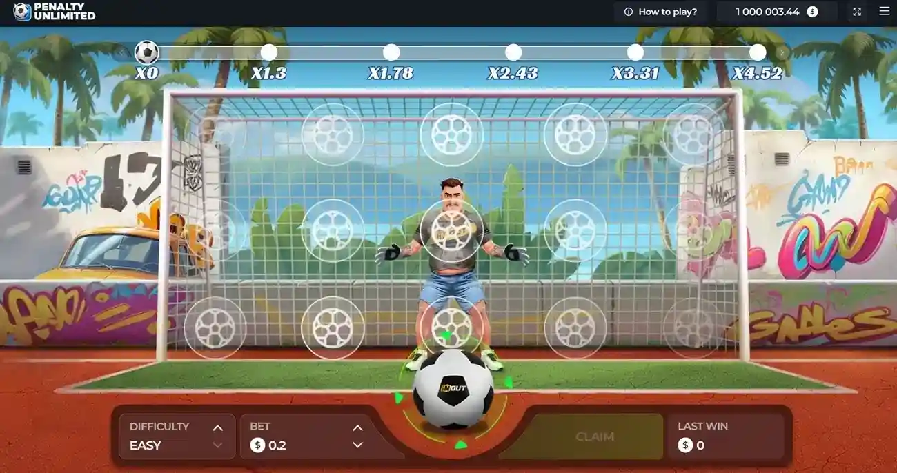 Penalty Unlimited demo screen